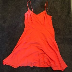 OLD NAVY salmon mini spaghetti strap dress